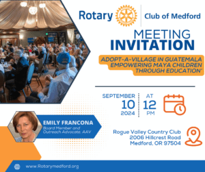ROTARY – Reminder: No Meeting Today & Upcoming Presentation on September 10th